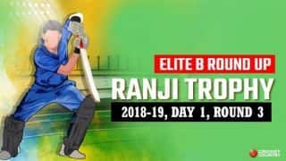 Ranji Trophy 2018-19, Elite B, Round 3, Day 1: Tanmay Agarwal's unbeaten ton carries Hyderabad to 234/3 against Delhi